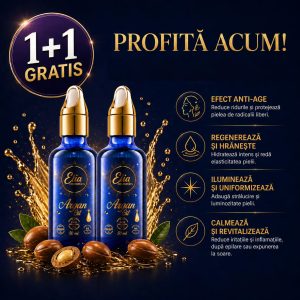 Oferta ulei de argan 50 ml Elia Cosmetics 1+1 gratis